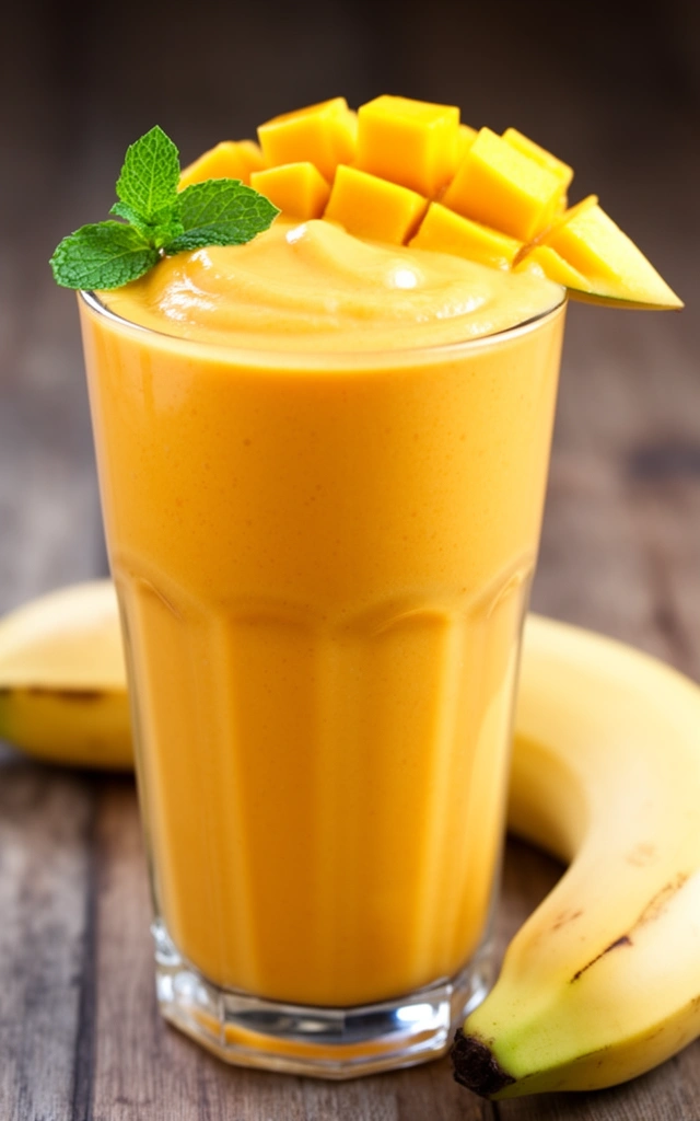How to Make the Perfect Mango Banana Smoothie