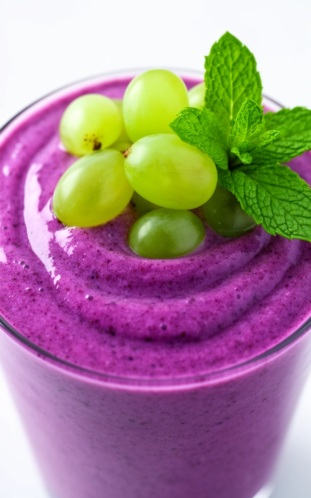 How to Make a Grape Smoothie — Step by Step
