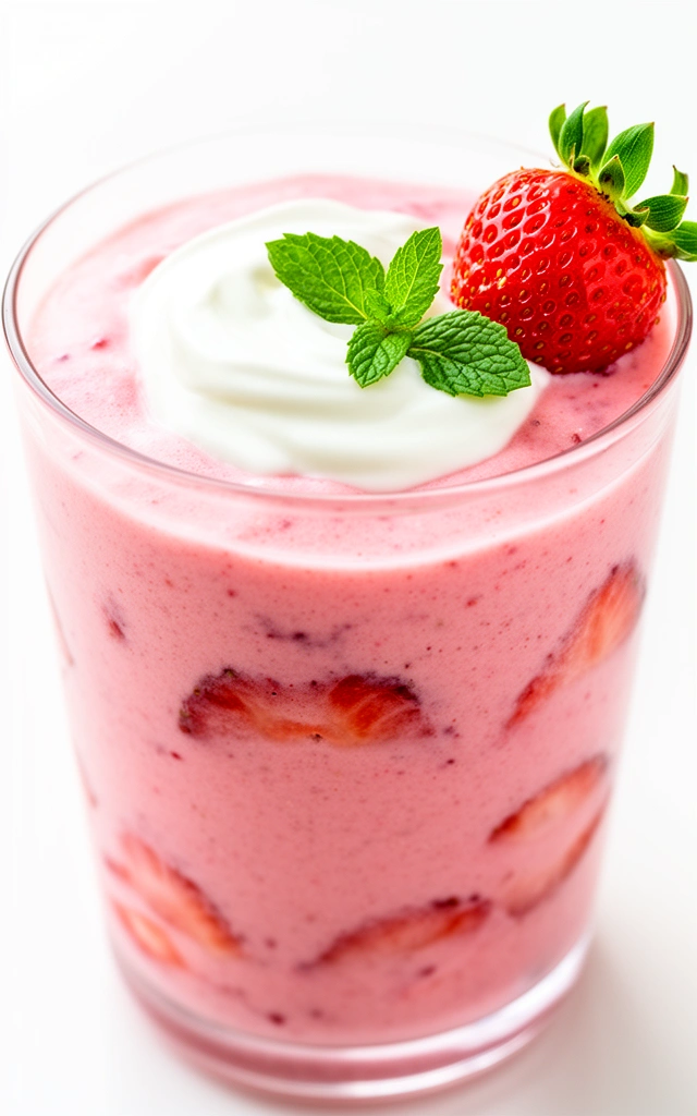 How to Make the Perfect Strawberry Yogurt Smoothie