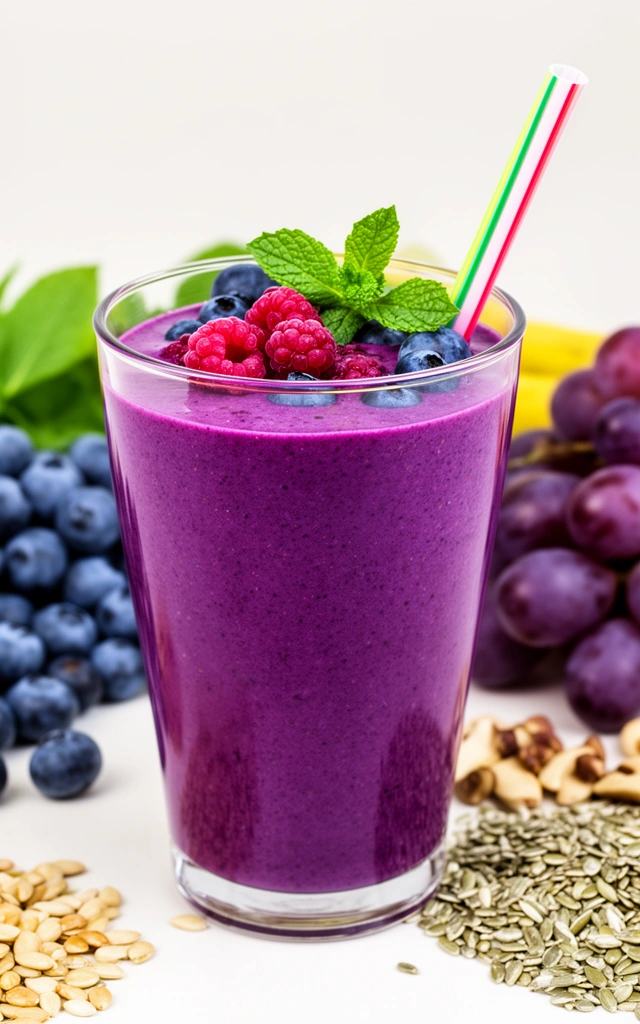 How to Make Your Purple Smoothie in 5 Easy Steps