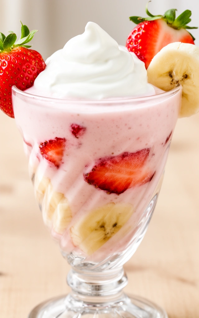 How to Make Your Strawberry Banana Smoothie with Yogurt