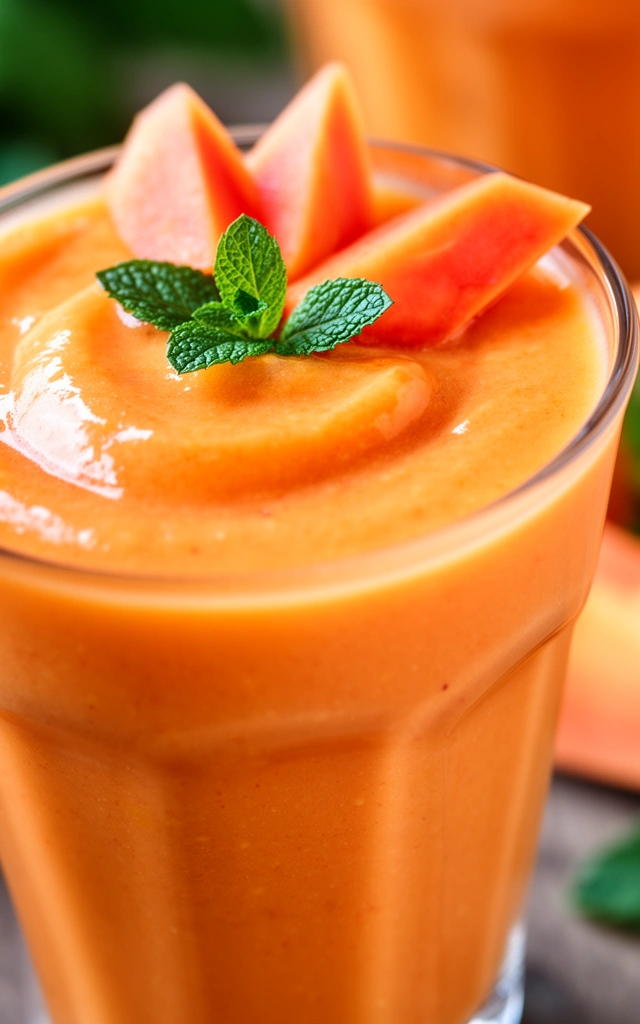 Storing Your Papaya Smoothie