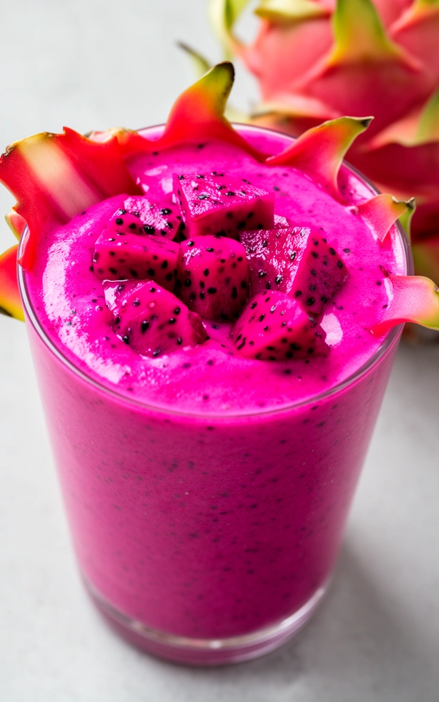 How to Prepare Your Dragon Fruit Smoothie