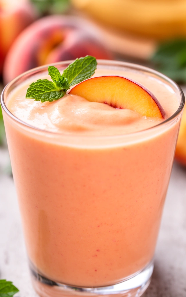 Storing Your Peach Smoothie