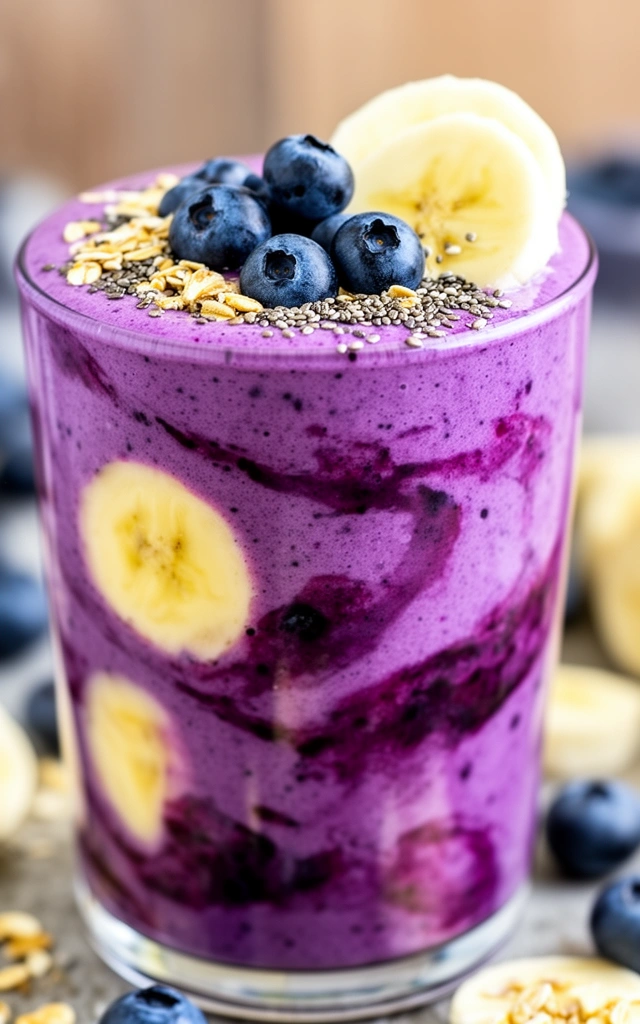 How to Make Your Blueberry Banana Smoothie